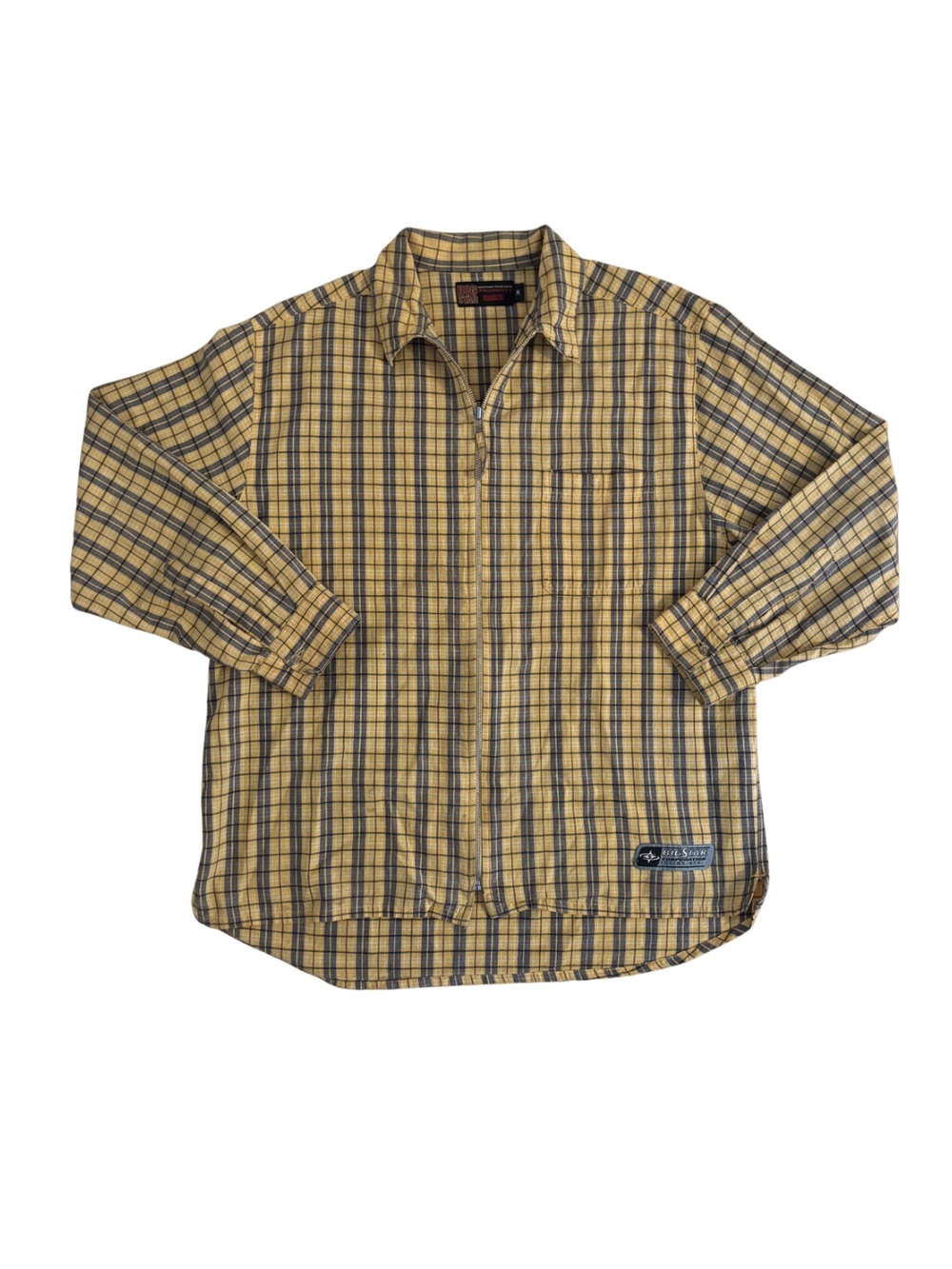 2000’s Big Star Yellow Plaid Long-Sleeve Shirt